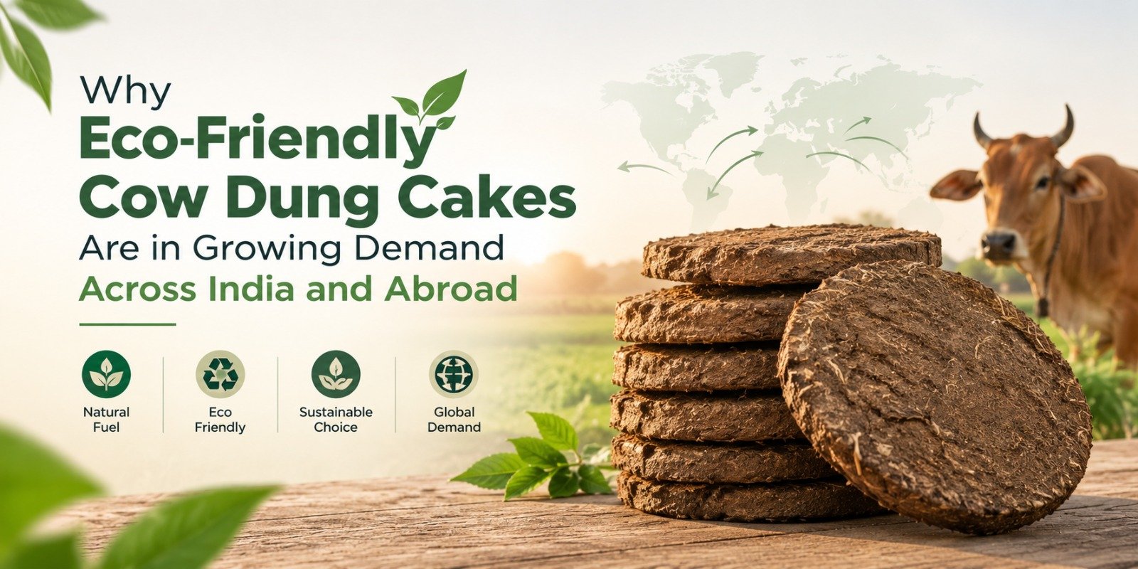 Why Eco-Friendly Cow Dung Cakes Are in Growing Demand Across India and Abroad